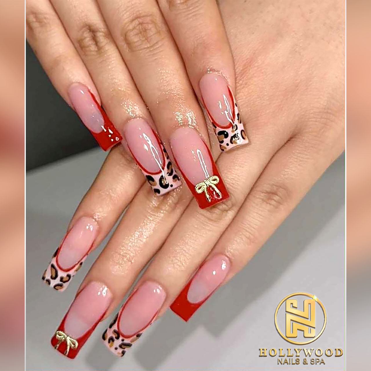 Hollywood Nails & Spa nail work in Longview, Texas